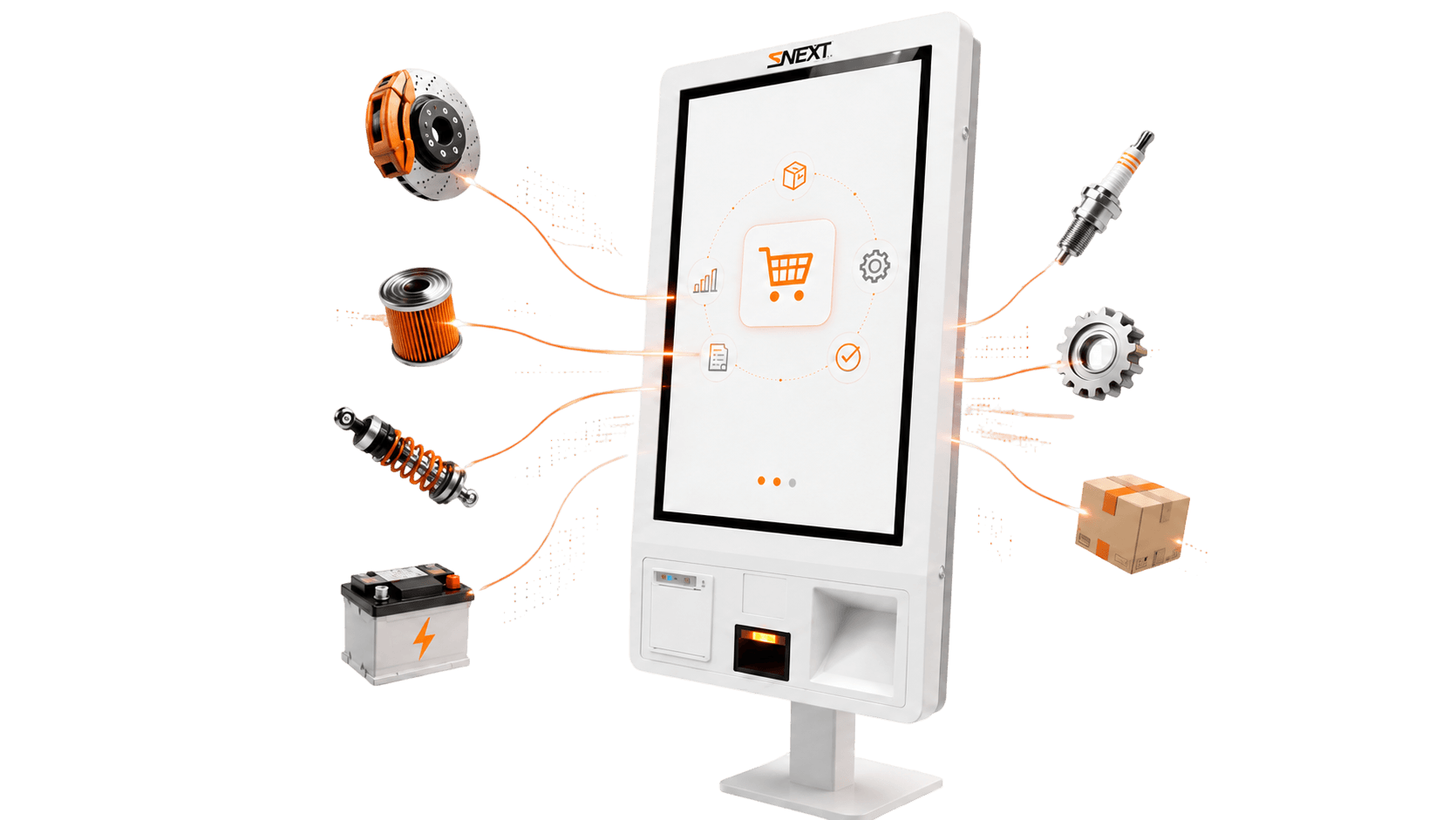 Consulta piezas, precios y stock desde un punto interactivo